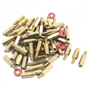 50Pcs M3x6mmx18mm Male to Female Thread Standoff Hexagonal Spacer