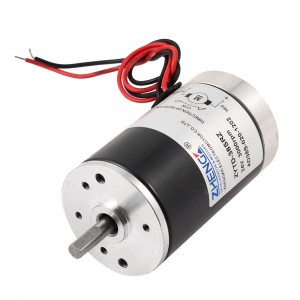 24V 3000RPM 5mm Shaft Dia Permanent Magnetic Speed Reduce DC Motor