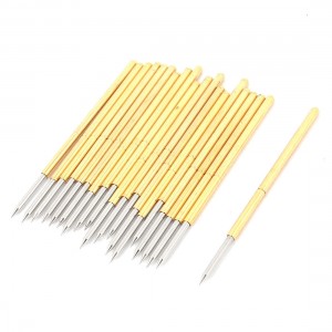 20 Pcs P100-B1 1.5mm Concave Round Tip 33.3mm Length Test Probes Pin