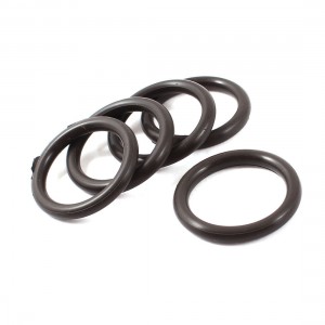 5 Pcs Black Rubber 25mm x 19mm Oil Seal O Rings Gaskets Washers