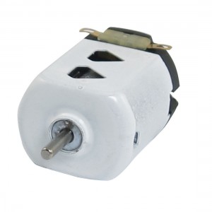 1.5V DC 9000RPM 400mA White Black Flat Electric 130 Motor for Four-wheel Car