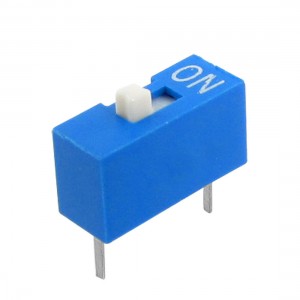 10 Pcs 1 Position 2P Side Style DIP Switch Blue