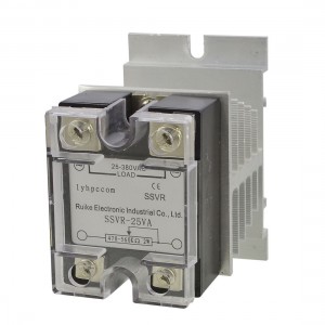 AC 25-380V Solid State Relay Voltage Resistance Regulator 25A w Heat Sink Dporn