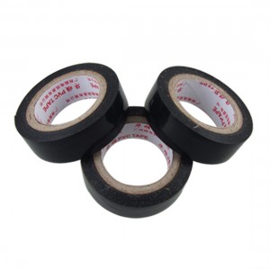 3 Pcs Black PVC Plastic Cable Insulation Electric Tape