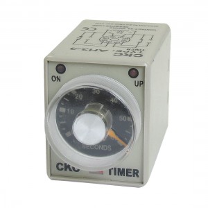 AC 380V 0-60 Seconds 60s Plastic Housing Delay Timer Time Relay 8 Pin AH3-3