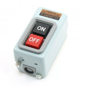 CBSN-310 380VAC 10A ON/OFF 3P Plastic Self-Locking Power Push Button Switch