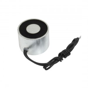 DC 12V 0.08A 15kg M3 30mm OD Lifting Magnet Holding Solenoid Electromagnet