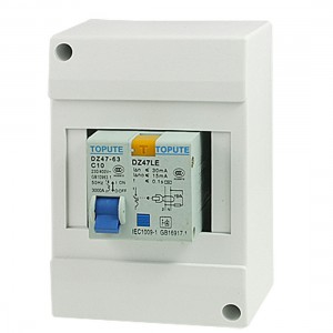 Leakage Protection 1 Pole AC 230/400V 10A Covered Mini Circuit Breaker