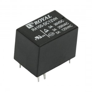 AC 250V/3A AC 125V/5A 6 Pins General Purpose Electromagnetic Relay DC 12V Coil 