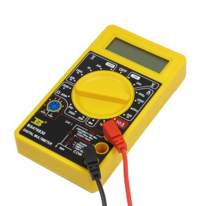LCD Display DC Current Measuring Ammeter Ohmmeter Digital Multimeter