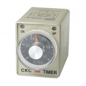 AC 380V 0-1 Seconds 1s Plastic Housing Delay Timer Time Relay 8 Pin AH3-3