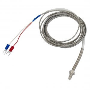 6mm Screw Threaded 0-500C Temperature Controller Spring Thermocouple 10Ft