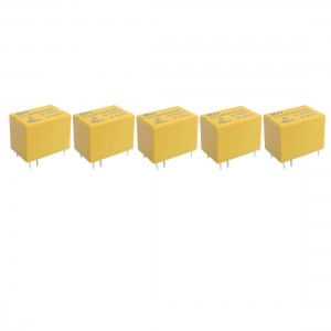 HT4100F DC 24V Coil 6 Pin General Power Relay SPDT 5 Pcs
