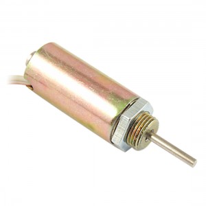 DC 24V 80gf Force Push Type Tubular Electric Solenoid 