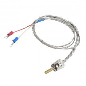 10mm x 5mm Probe 0-500C Temperature Controller Spring Thermocouple 1M