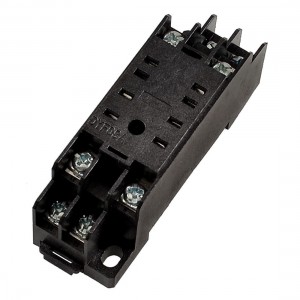 DYF08A 8 Pins Screw Terminals Power Relay Socket Base Stand Holder