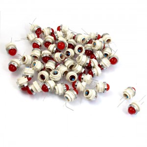 50 Pcs Panel Mount Red LED Indicator Pilot Light Lamp DC 24V 12mm AD11-12/20