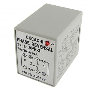 AC 380V 10A Phase Failure Phase Sequence Protect Relay 8 Pin APR-3 APR3