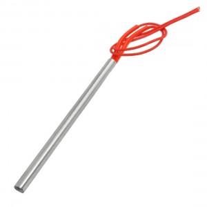 Red Wired 9mm x 150mm Stainless Steel Tube Cartridge Heater AC 110V 400W