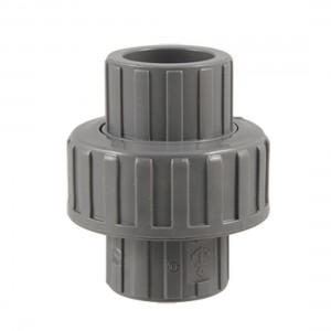 Detachable 22mm Hole Dia Full Port PVC Pipe Connector