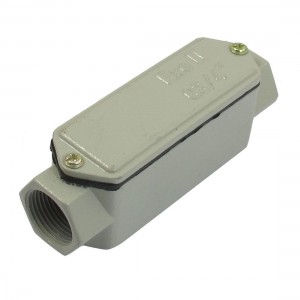 Metal Case G3/4" 2 Hole Linear Cylindrical Explosion-proof Conduit Outlet Box