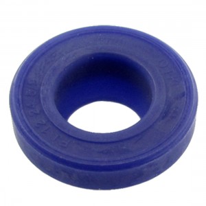 12mm x 24mm x 5mm x 9mm PU Dust Proof Shaft Oil Seal Blue 