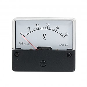 AC0-50V Class 2.5 Accuracy Analog Voltage Panel Meter New
