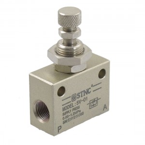 1/8"PT One Way Metal Air Flow Control Mechanical Pneumatic Gas Valve