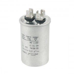 CBB65 Air Conditioner Polypropylene Film Motor Capacitor 10uF AC 450V