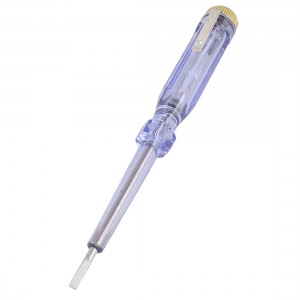 Clear Blue Slotted Bit 100-500V AC Voltage Tester Electroprobe