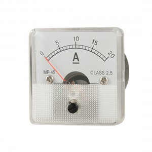 Class 2.5 DC 20A Analog Current Panel Meter Ammeter