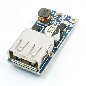 DC-DC 0.9-5V 600MA Voltage Step Up Boost Module USB Charger Blue