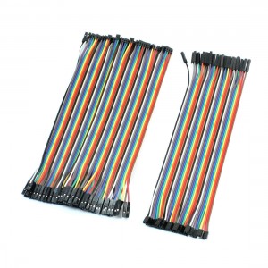 60pcs Multicolor Jumper Wire Line 2.0mm to 2.54mm Female Connector 20cm