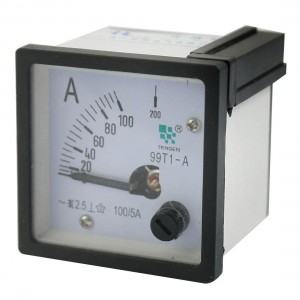 AC 0-100A Class 2.5 Current Testing Panel Analog Meter Ammeter 99T1