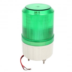 DC 24V Green LED Flash Industry Signal Tower Warning Light Lamp Buzzer 90dB