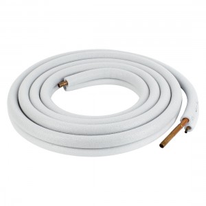 Copper Aluminum Foam Insulation Connecting Pipe 16ft for 2P Air Conditioner