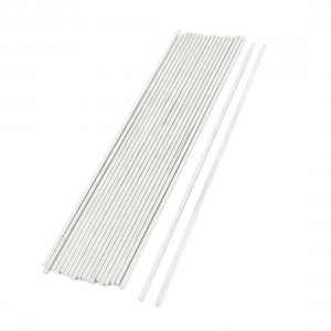 20Pcs Hardware Tool Stainless Steel 190x2.5mm Transmission Round Rods
