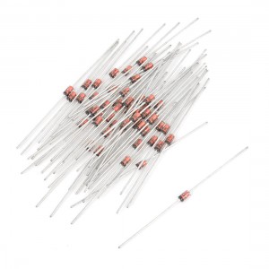 55Pcs 1N4738 8.2V 1W Glass Sealed Case Axial Leads Zener Diodes