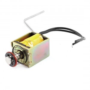 3mm/58g Wired Open Frame Push Pull Type Solenoid Electromagnet DC 18V 0.25A