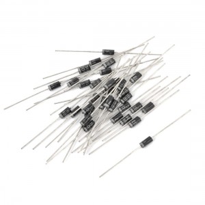 50Pcs Axial Leads 1N4007 1A 1000V Low Voltage Drop Rectifier Diode