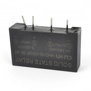 HHG1D-1/032F-38 4 Pin PCB Mount SSR Solid State Relay Black