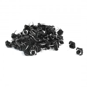 55Pcs Momentary Tact Tactile Push Button Switch 6x6x5mm 2-pin DIP