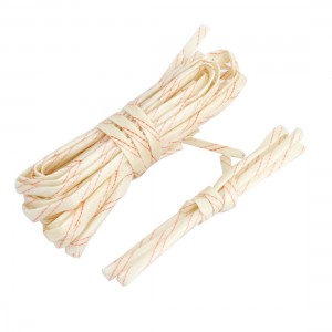 10 Pcs 34" Length 4mm Dia Flexible Fiberglass Electrical Insulation Pipe