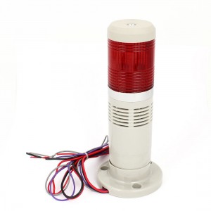 Red Flash Industrial Signal Tower Safety Stack Warning Light Bulb 90dB DC 12V
