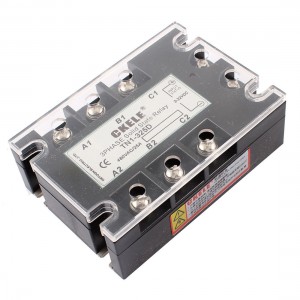 DC3-32V AC480V 25A 3P TN1-325D Solid State Relay w Indicator Light