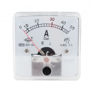 DH50 AC/ DC0-50A Analog Panel Meter Ammeter Amperemeter