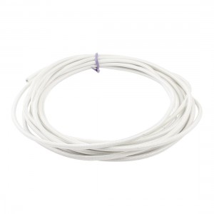 White 10 Meter 2.5mm2 500C Copper Core High Temperature Wire Cable