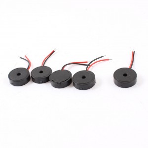 5 Pcs DC 12V 80dB Industrial Continuous Sound Electronic Buzzer Passive Black
