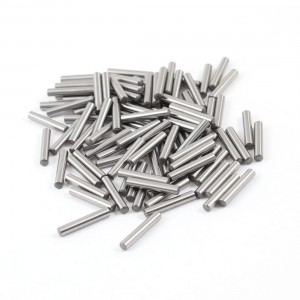 100 Pcs Stainless Steel 2.7mm x 15.8mm Dowel Pins Fasten Elements Silver Tone