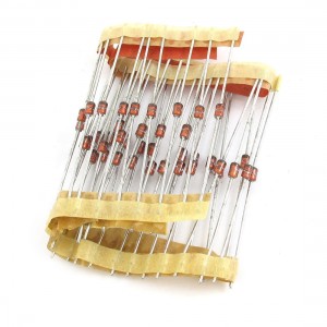 1W 68V Axial Lead Through Hole Zener Diodes Voltage Stabilizer 40 Pcs